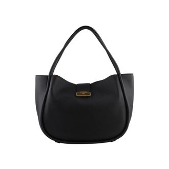 Pourchet Tassen, Dames, Zwart, ONE Size, Leer, Liane Schoudertas