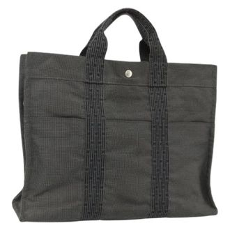 Herm&egrave;s Pre-owned Tote Bags, female, Gray, Size: ONE SIZE Pre-owned Vintage Tote Bag
