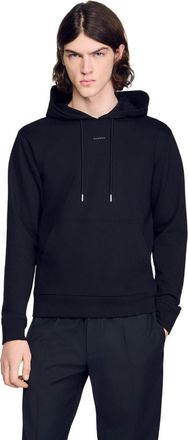 Sandro Logo sweatshirt in Black at Nordstrom, Size Xx-Large