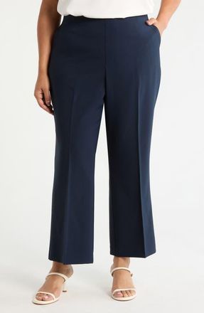 Nic+Zoe Plaza Bootcut Pants in Dark Indigo at Nordstrom, Size 3X