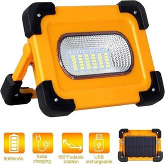 Trade Shop Trade Shop - Led 60w Emergency Faro Con Solare Pannel Recaricabile Usb Sos Change