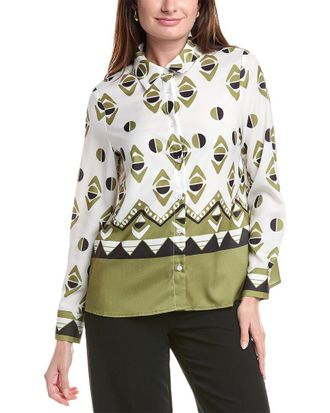 Gracia Geometric Pattern Shirt