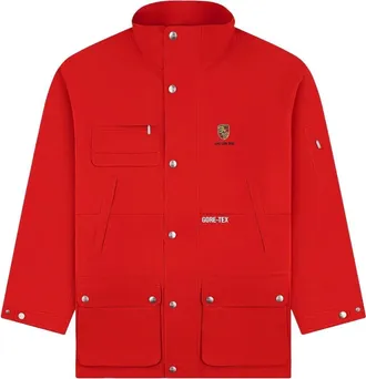 Aim&eacute; Leon Dore x Porsche GORE-TEX Cabrio Jacket Tango Red FW25WJ070-TANG