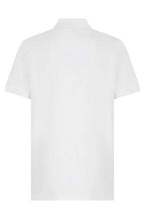 HUGO BOSS Zip Collar Polo Shirt - White