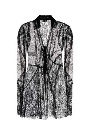 Blumarine Nero Exterior: Nylon Viscose Camicie Shirt