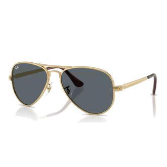 Ray-Ban Aviator Zonnebril Rb 3925 Blauwe Lens - unisex - Zonnebrillen - Geel - 62 MM - Accessoires