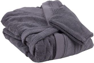 cofan Cofan - Albornoz Gris Antracita Gr.500/m2 Modelo Piedra Talla L
