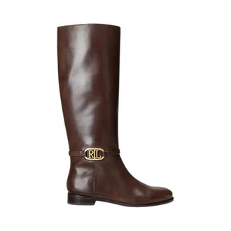 Ralph Lauren Lauren Riding Boot - Dames - Schoenen - Bruin - Maat: 38 EU Leer