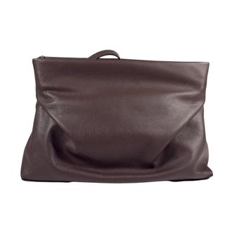 Vic Mati&eacute; Gisele Soft Clutch - Dames - Tassen - Bruin - Maat: ONE Size Leer