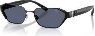 Ralph Lauren Rl 7094 Zonnebril - Dames - Zonnebrillen - Zwart - 56 MM - Accessoires