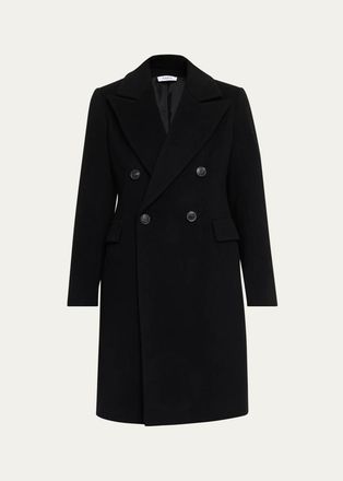 Fleurette Kaia Double-Breasted Italian Wool Jacket