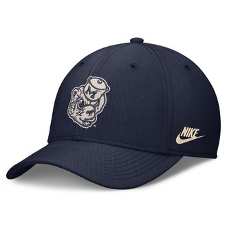 Nike Michigan Legacy Rise Vintage Nike Mens Dri-FIT College Hat in Blue | NC0341SMWV-SUH