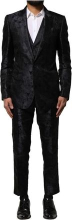 Dolce & Gabbana Hombre, Trajes, Negro, Talla: S