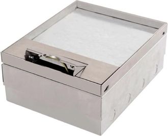 OEM Caja De Suelo De Acero Inoxidable Para Llenado, M&aacute;ximo 2x4, Mod 95x244x198mm Pp8m-a