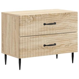 vidaXL Armario De Noche Con Caj&oacute;n Roble Sonoma 62 X 34,5 X 47,5 Cm Vidaxl