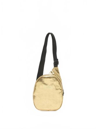 Jack Gomme Womens Kangaroo Asymmetrical Bag In Gold