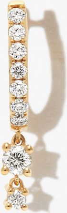 Jacquie Aiche 14K Yellow Gold Diamond Hoop Earring - Womens - Diamond/14kt Yellow Gold