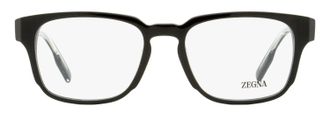 Ermenegildo Zegna EZ5262 Keyhole Rectangular Eyeglasses - Black