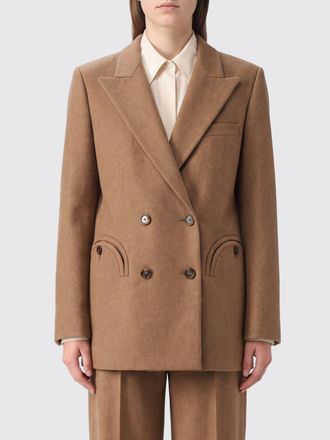 Blaz&eacute; Milano Blazer doppiopetto in lana vergine e cashmere con rever