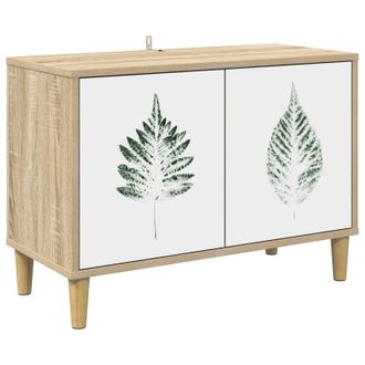 vidaXL Mobile Tv Hanau 69 X 33 X 50 Cm Sonoma Legno Ingegnerizzato Vidaxl