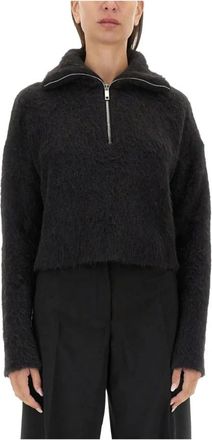 Sportmax Falcone Trui - Dames - Coltruien - Zwart - L - Truien & Vesten