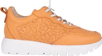 Wonders Schoenen, Dames, Oranje, 37 EU, Leer, Oranje Damessneaker - Cairo