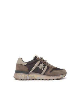 Premiata Lander 8410 Brown Suede Sneakers