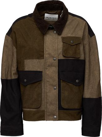 Isabel Marant Risla Patchwork Oversized Jacket