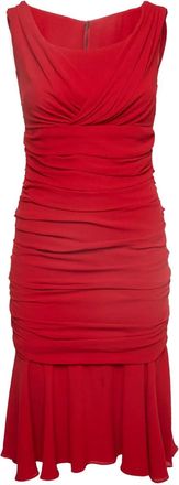 Dolce & Gabbana Zijden jurk - Rood