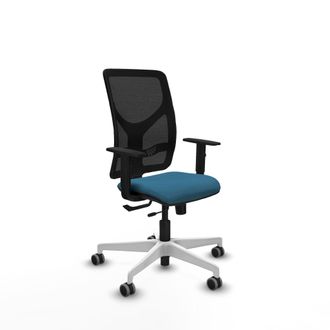 Piqueras y Crespo Silla De Oficina Piqueras Y Crespo Motilla Negro Malla Teal