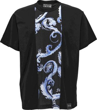 Versace Jeans Couture T-shirts en Polos - Heren - T-shirts - Zwart - XS - Tops