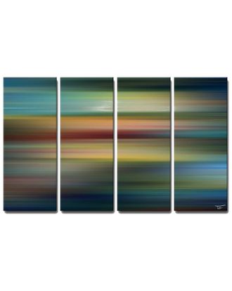 Ready2HangArt Ready2hangart Blur Stripes Lvii Wrapped Canvas Wall Art By Tristan Scott