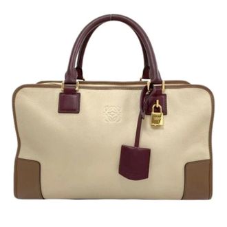 Loewe Pre-owned Handbags, female, Beige, Size: ONE SIZE Pre-owned Handbag