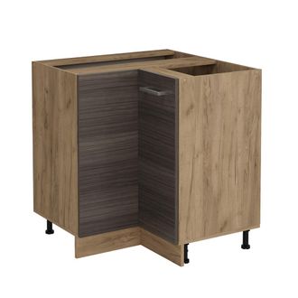 Vicco Armario De Esquina R-line, Gris Noble, 75.6 Cm Sin Encimera
