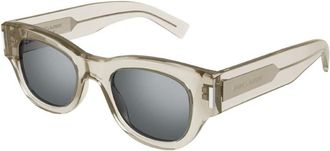 Saint Laurent Ladies Black Cat Eye Sunglasses SL573 003