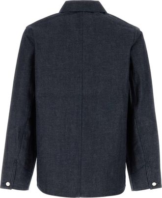 A.P.C. Mens Grand Jacket Navy Cotton