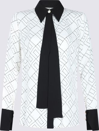 Elisabetta Franchi White And Black Shirt