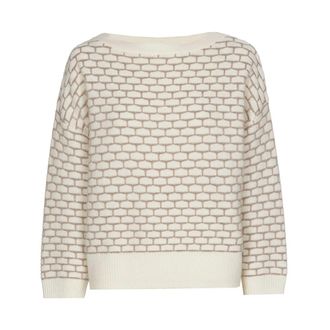 Marie Méro Dames, Truien, Beige, Maat: S