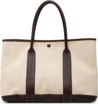 Herm&egrave;s Pre-owned Hermes Toile and Negonda Garden Party 36 Tote Ladies HX2F2XTC9L0BVUAA