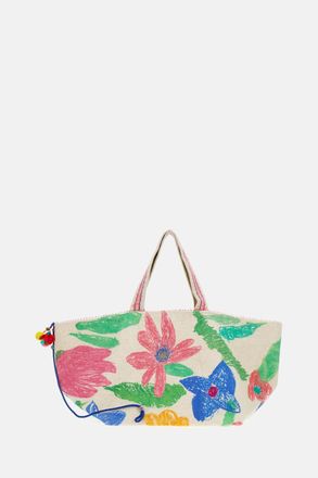 P&eacute;ro Borsa Grande In Tela Di Cotone