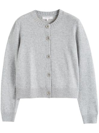 Chinti and Parker crew-neck cardigan - women - Cashmere/Wool - LL - Grey