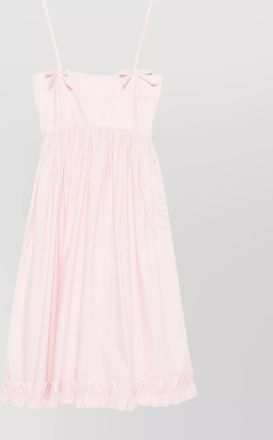 Ganni mini dress in organic cotton