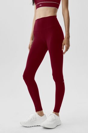 Alo Softsculpt High-Waist Legging in Summer Romance Red, Size: Medium
