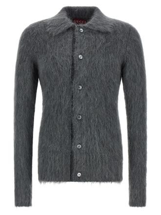 Gucci Mens Mohair Wool Cardigan