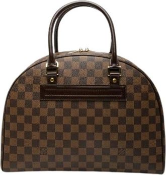 Louis Vuitton Pre-owned Handbags, female, Brown, Size: ONE SIZE Pre-owned Nolita Damier Handbag
