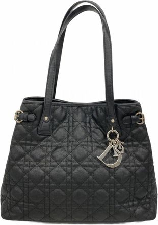 Dior Black Pvc Tote Bag (Pre-Owned)