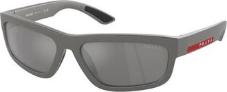 Prada Authentieke stijlvolle brillen met eersteklas service - unisex - Zonnebrillen - Grijs - 59 MM - Accessoires