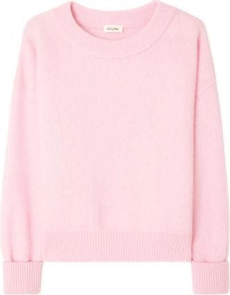 American Vintage Maglione Vitow a coste - Rosa