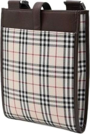 Burberry Borsa a tracolla Pre-owned in tela - - Pre-owned - unisex - Beige - ONE SIZE