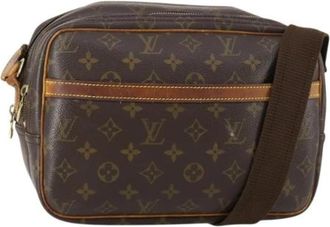 Louis Vuitton Pre-owned Vintage Canvas Crossbody Tas - Dames - Vintage Schoudertas - Bruin - ONE Size - Vintage